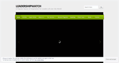 Desktop Screenshot of leadershipwatch-aadboot.com